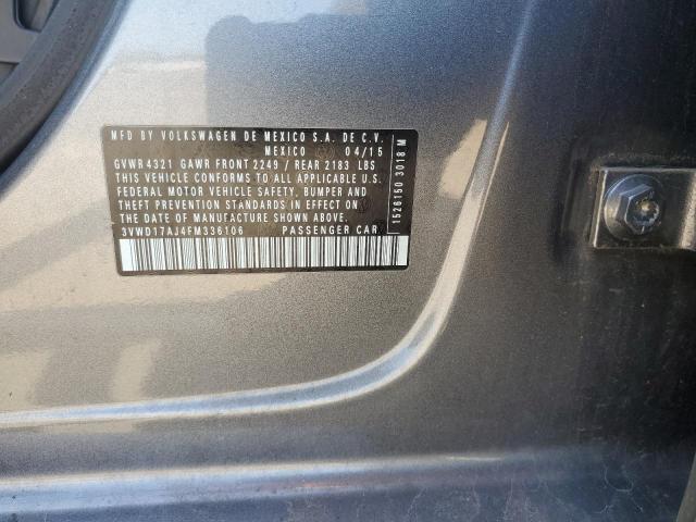 2015 VOLKSWAGEN JETTA SE - 3VWD17AJ4FM336106