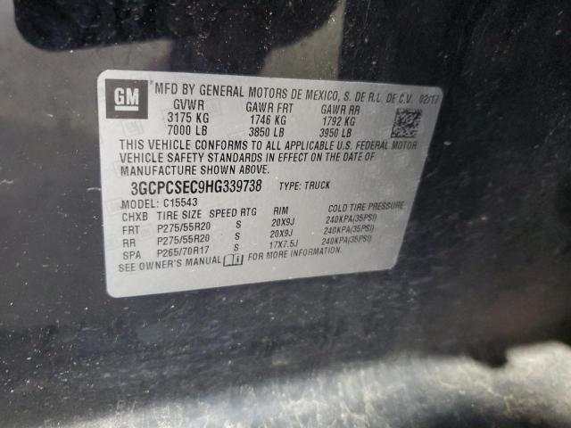 2017 CHEVROLET SILVERADO - 3GCPCSEC9HG339738