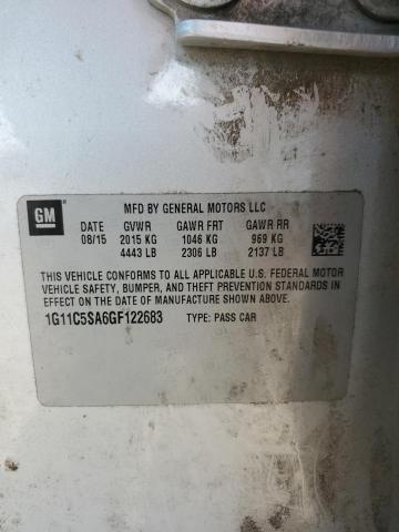 2016 CHEVROLET MALIBU LIM - 1G11C5SA6GF122683