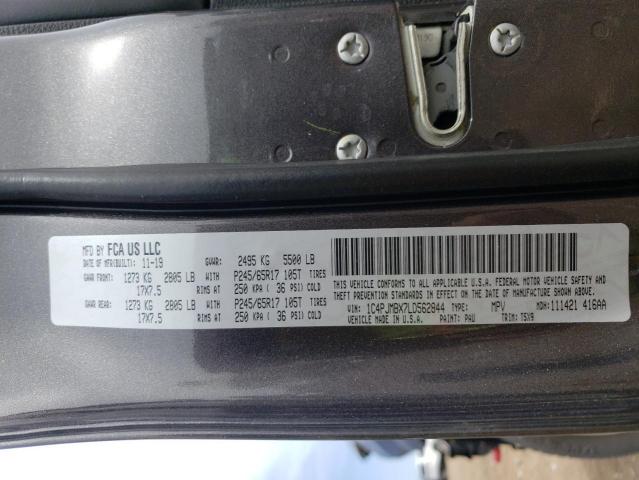 2020 JEEP CHEROKEE T 1C4PJMBX7LD562844