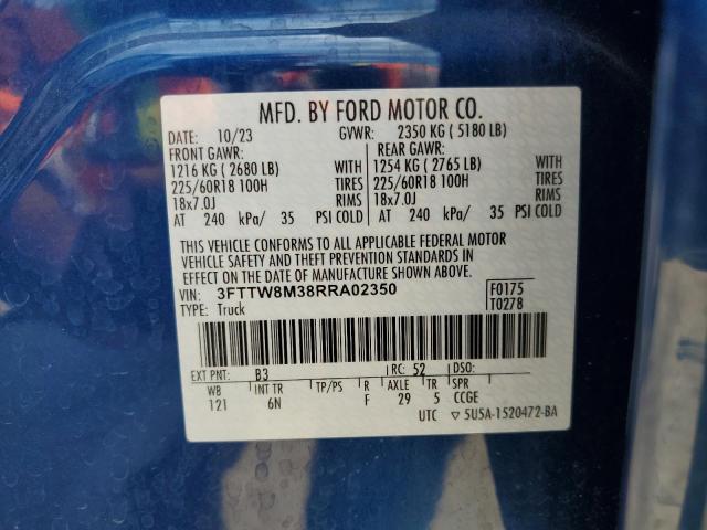 2024 FORD MAVERICK L 3FTTW8M38RRA02350