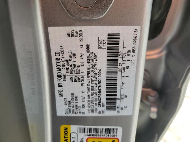 2022 FORD BRONCO SPO - 3FMCR9B67NRD19004