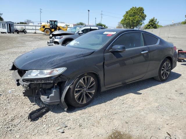 HONDA ACCORD EX 2017 black  gas 1HGCT1B70HA009616 photo #1