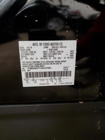 2018 FORD EXPLORER S - 1FM5K8GT7JGC27883