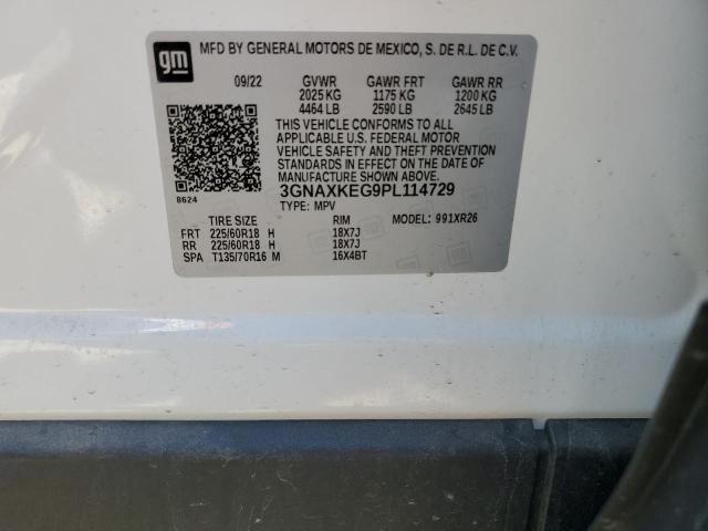 2023 CHEVROLET EQUINOX LT - 3GNAXKEG9PL114729