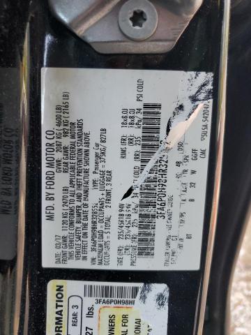 2017 FORD FUSION SE - 3FA6P0H98HR328552
