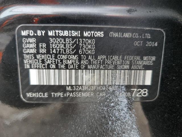 2015 MITSUBISHI MIRAGE DE ML32A3HJ3FH031485