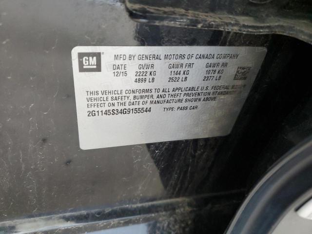 2016 CHEVROLET IMPALA LTZ - 2G1145S34G9155544