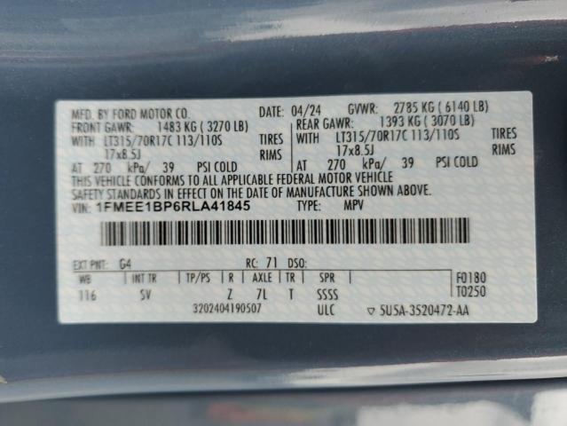2024 FORD BRONCO BLA 1FMEE1BP6RLA41845
