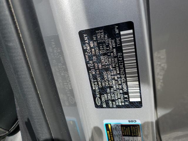 2022 HYUNDAI PALISADE C - KM8R7DHE0NU421478