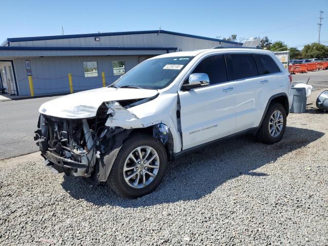JEEP GRAND CHER 2015 white  flexible fuel 1C4RJEBG7FC616040 photo #1