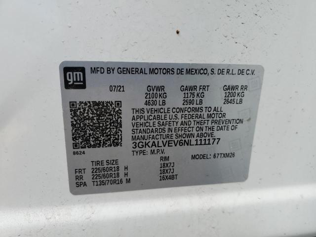 2022 GMC TERRAIN SL - 3GKALVEV6NL111177