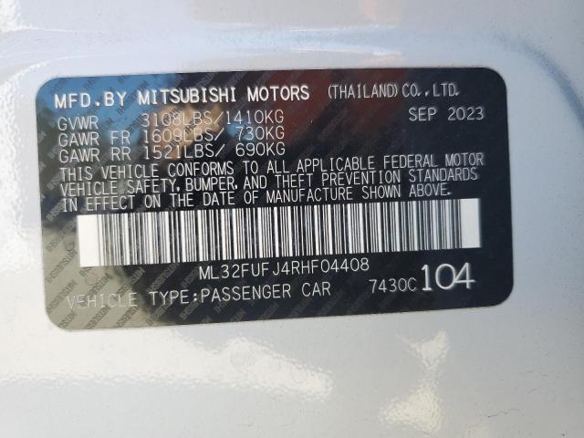 2024 MITSUBISHI MIRAGE G4 ML32FUFJ4RHF04408