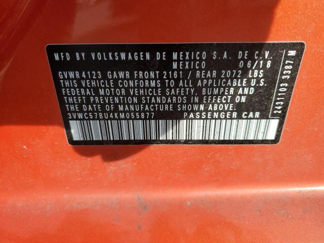 2019 VOLKSWAGEN JETTA S - 3VWC57BU4KM055877