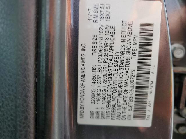 2018 ACURA RDX - 5J8TB3H35JL007275
