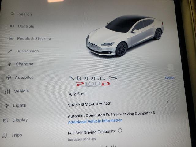 2018 TESLA MODEL S - 5YJSA1E46JF293221