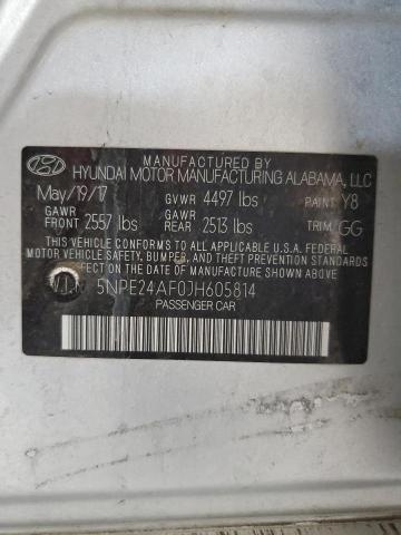 2018 HYUNDAI SONATA SE - 5NPE24AF0JH605814
