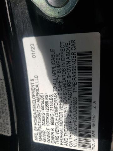 2022 HONDA ACCORD SPO - 1HGCV1F3XNA021883