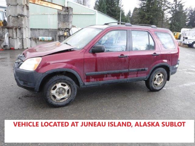 HONDA CR-V LX 2002 burgundy  gas JHLRD78492C064232 photo #1