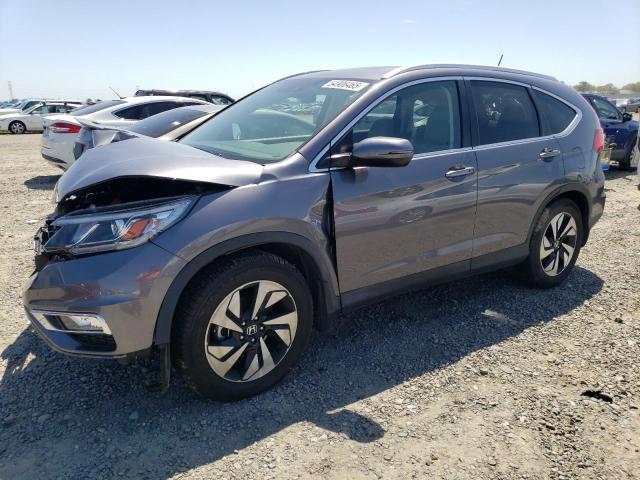 HONDA CR-V TOURI 2016 gray  gas 5J6RM3H97GL023651 photo #1