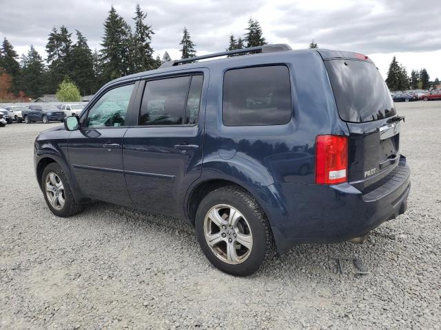 HONDA PILOT EXL 2012 blue  gas 5FNYF4H58CB061188 photo #3
