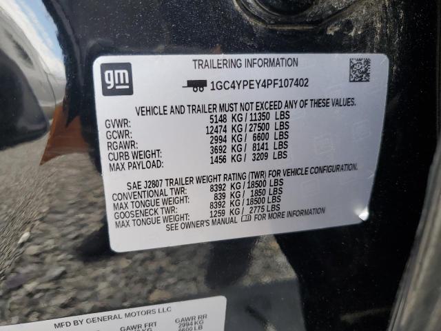2023 CHEVROLET SILVERADO - 1GC4YPEY4PF107402
