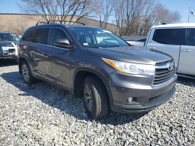 Vin: 5tdjkrfh1es033707, lot: 53614455, toyota highlander xle 20144
