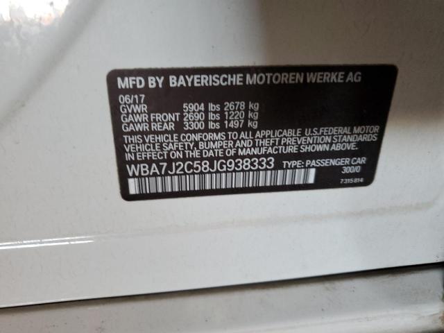 2018 BMW 740 XE - WBA7J2C58JG938333