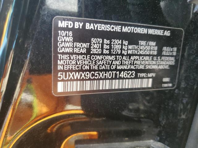 2017 BMW X3 XDRIVE2 - 5UXWX9C5XH0T14623
