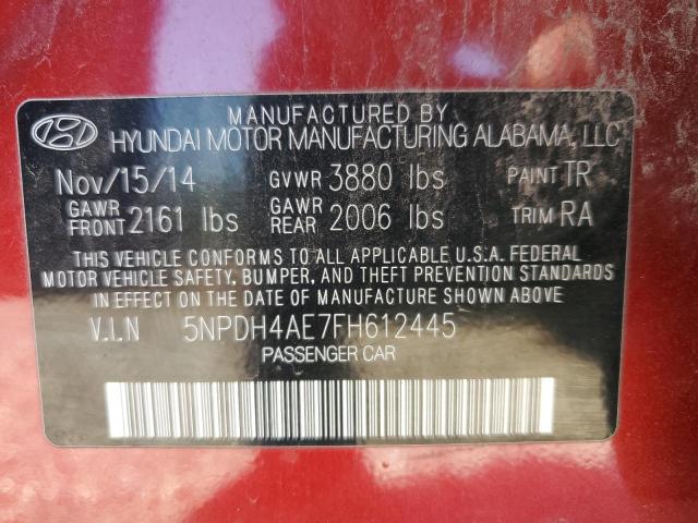 2015 HYUNDAI ELANTRA SE - 5NPDH4AE7FH612445