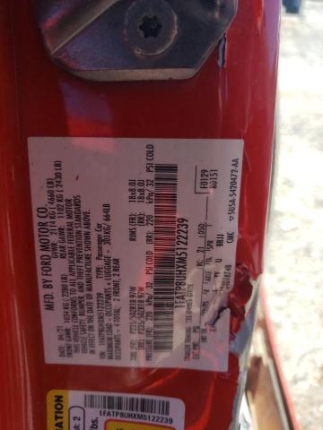 2021 FORD MUSTANG - 1FATP8UHXM5122239