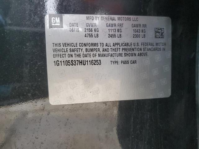 2017 CHEVROLET IMPALA LT - 1G1105S37HU116253