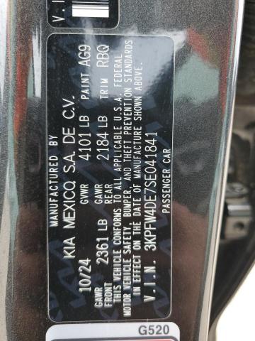 2025 KIA K4 GT LINE - 3KPFW4DE7SE041841