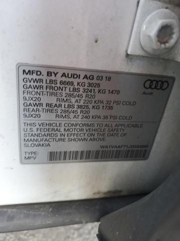 2018 AUDI Q7 PRESTIG - WA1VAAF71JD034885