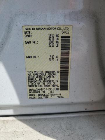 2015 NISSAN ALTIMA 2.5 - 1N4AL3AP1FC420338