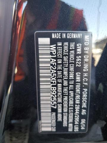 2015 PORSCHE MACAN TURB - WP1AF2A5XFLB92557