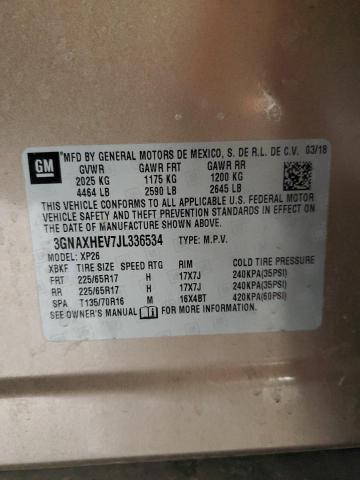 2018 CHEVROLET EQUINOX LS - 3GNAXHEV7JL336534
