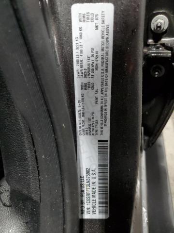 2020 RAM 1500 BIG H - 1C6SRFFT3LN375902