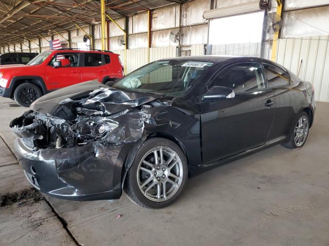 TOYOTA SCION TC 2006 black  gas JTKDE177X60065130 photo #1