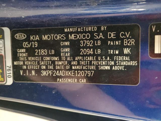 2019 KIA FORTE FE - 3KPF24ADXKE120797