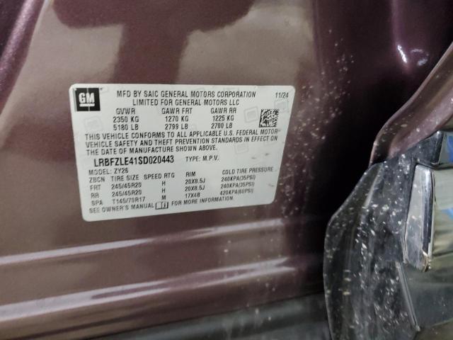 2025 BUICK ENVISION S LRBFZLE41SD020443