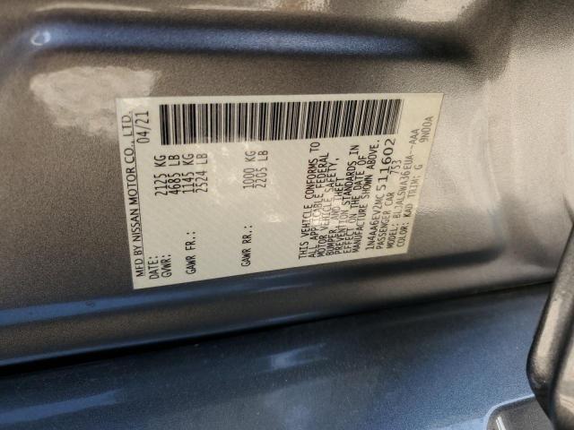 2021 NISSAN MAXIMA SR 1N4AA6EV2MC511602