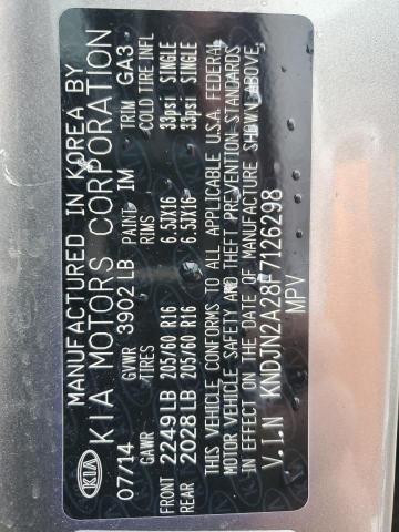 2015 KIA SOUL - KNDJN2A28F7126298
