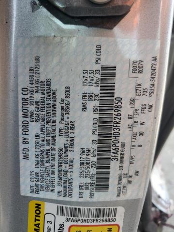 2015 FORD FUSION SE - 3FA6P0HD3FR269850