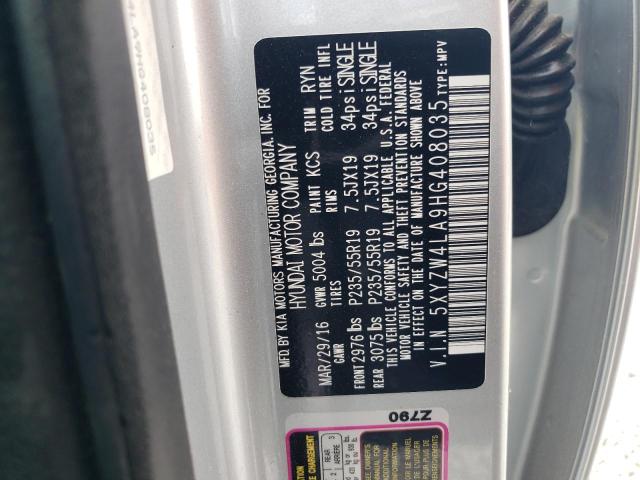 2017 HYUNDAI SANTA FE S - 5XYZW4LA9HG408035