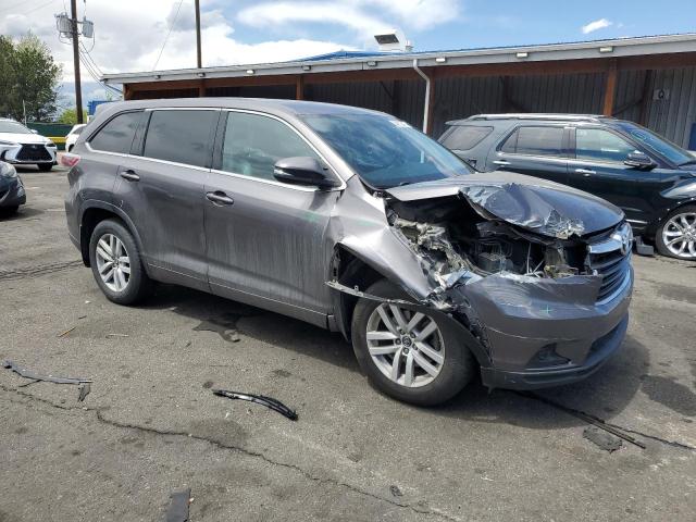 Vin: 5tdbkrfh2gs355585, lot: 54602425, toyota highlander le 20164