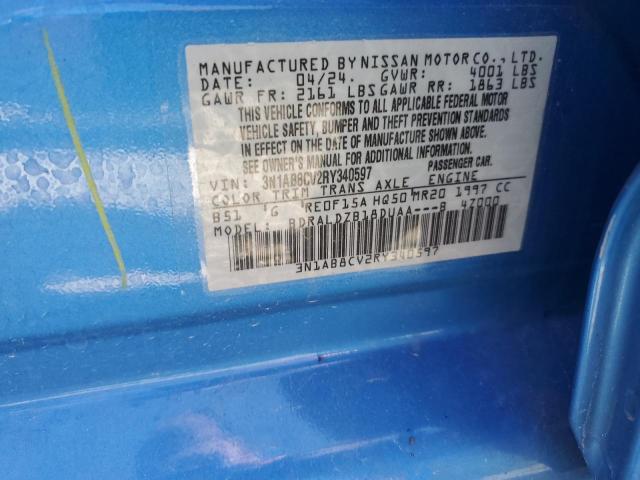 2024 NISSAN SENTRA SV 3N1AB8CV2RY340597