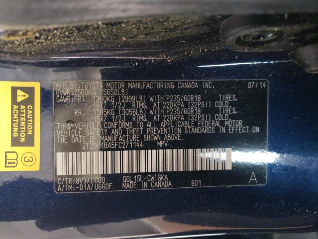 2015 LEXUS RX 350 BAS - 2T2BK1BA5FC271144