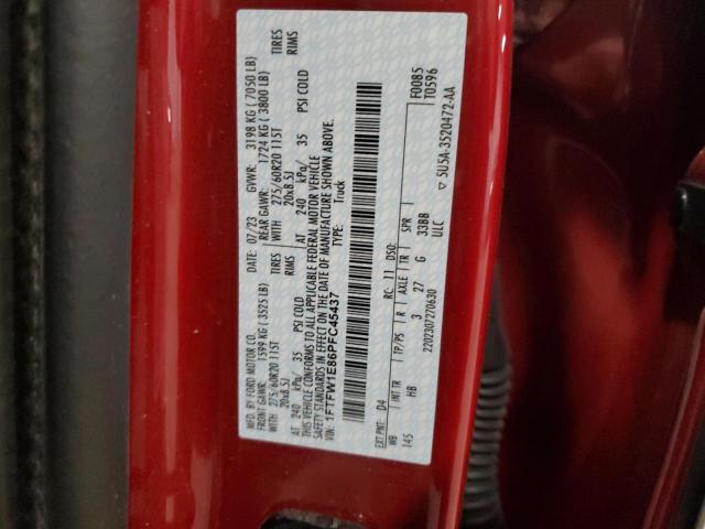 2023 FORD F150 SUPER - 1FTFW1E86PFC45437