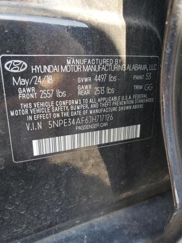 2018 HYUNDAI SONATA SPO - 5NPE34AF6JH717126
